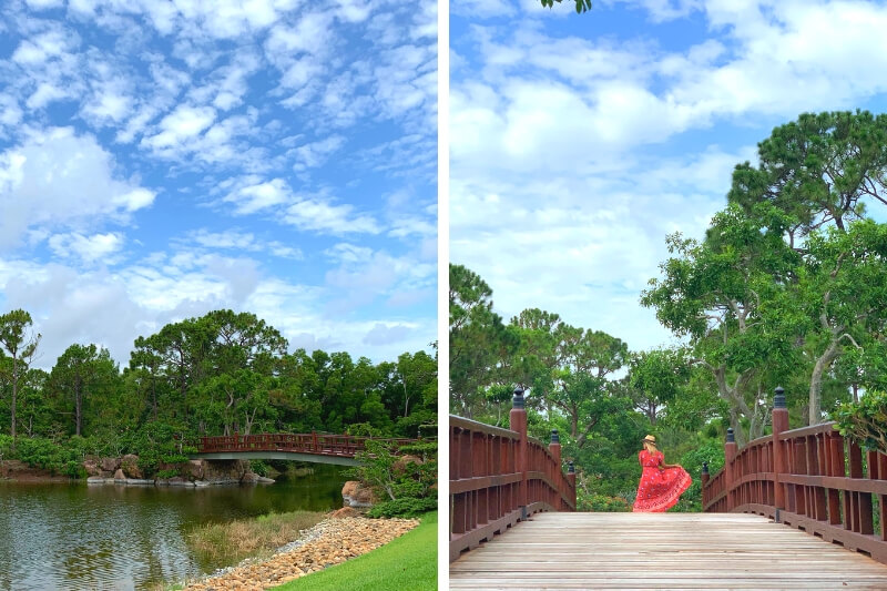 Morikami Museum and Japanese Gardens Bridge