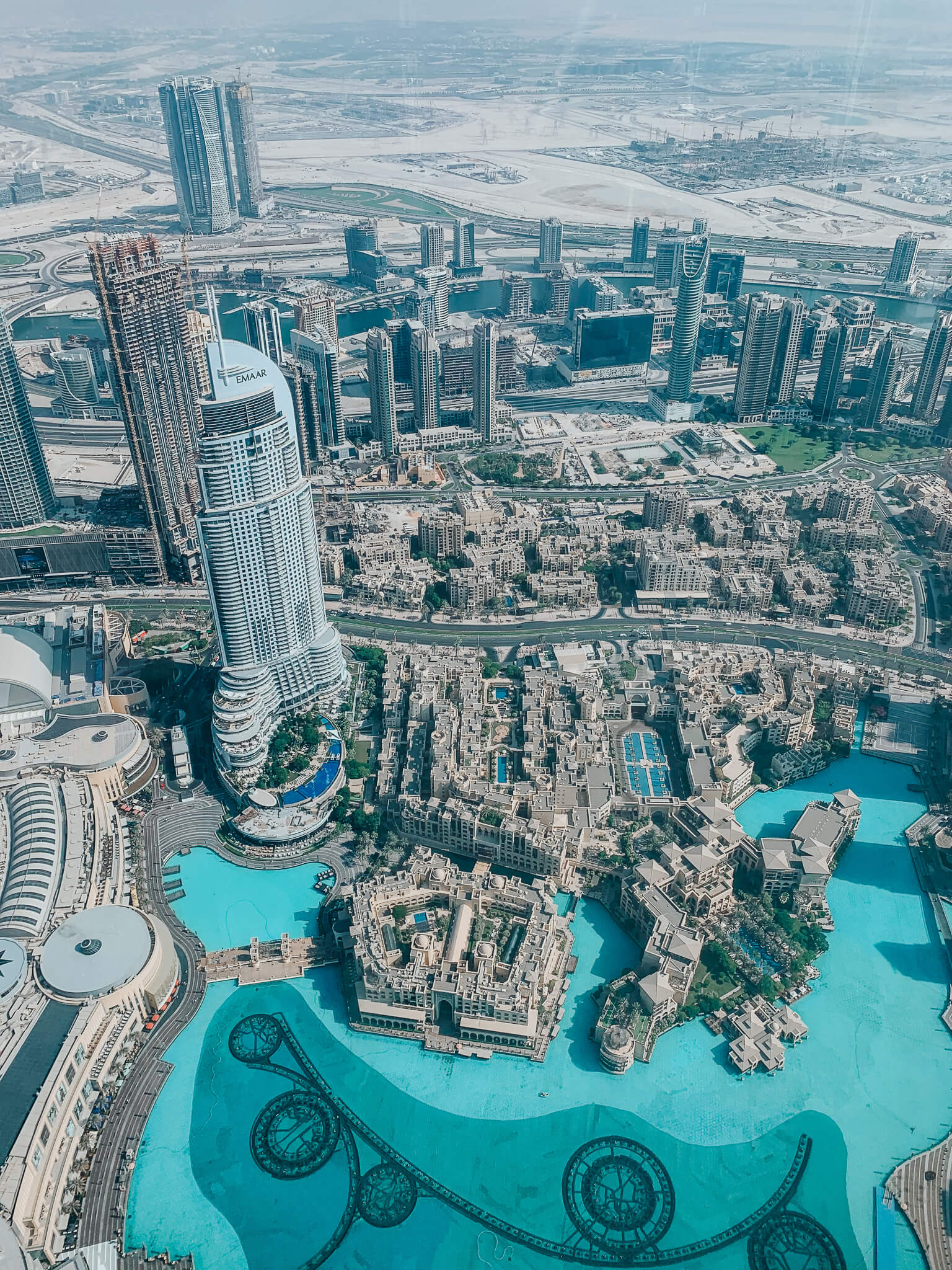 View from Burj Khalifa Top Deck