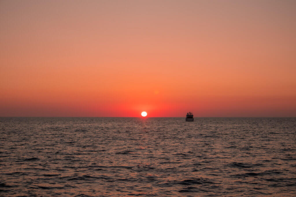 Santorini Catamaran Tour | Cruising with Sunset Oia | Sunset