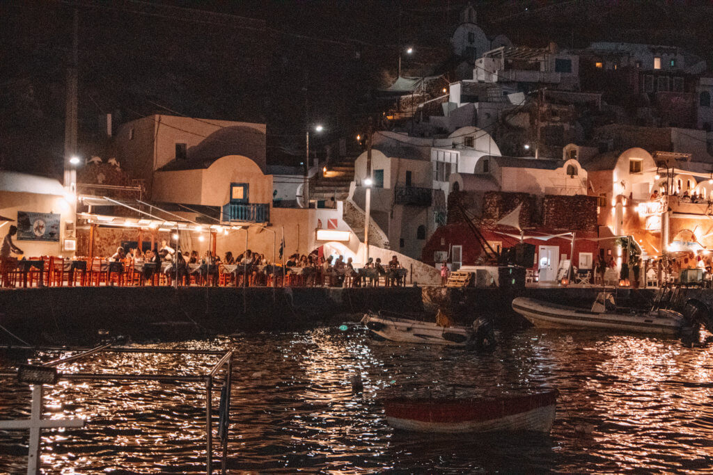 Santorini Catamaran Tour | Cruising with Sunset Oia | Ammoudi Harbor