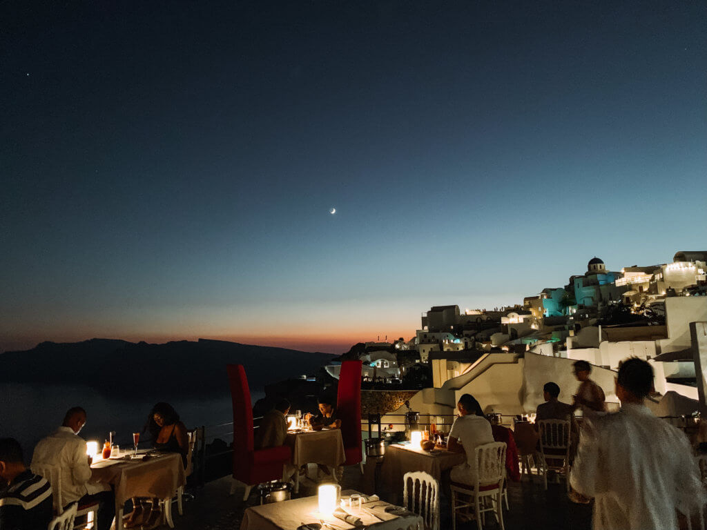 Best Restaurant in Oia Santorini | Sunset