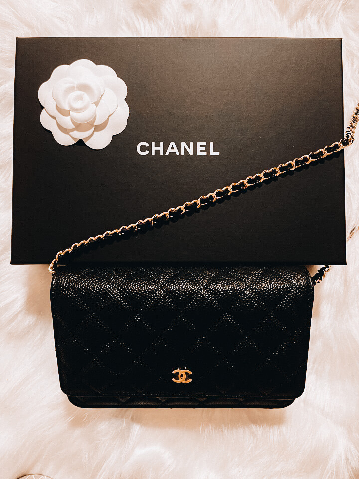 We love the versatility of the classic Chanel wallet on chain (woc