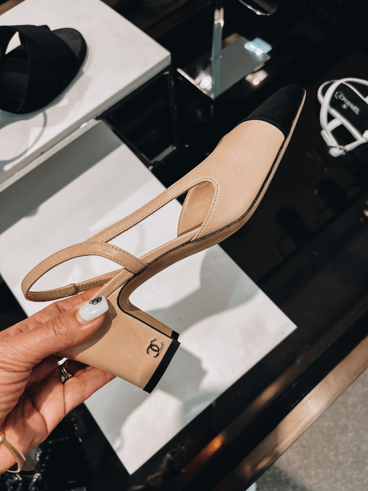 Chanel slingback best sale neiman marcus